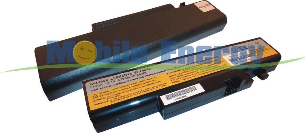 Batéria Lenovo IdeaPad Y460 / Y460A / Y460AT / Y460C / Y460N / Y560 / Y560A / Y560P / Y560PT - 11.1v 4400mAh - Li-Ion