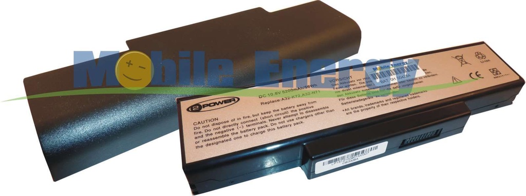 Batéria Asus A72 / K72 / K73 / N71 / N73 / X72 / X77 / X7B - 10.8v 5200mAh - Li-Ion