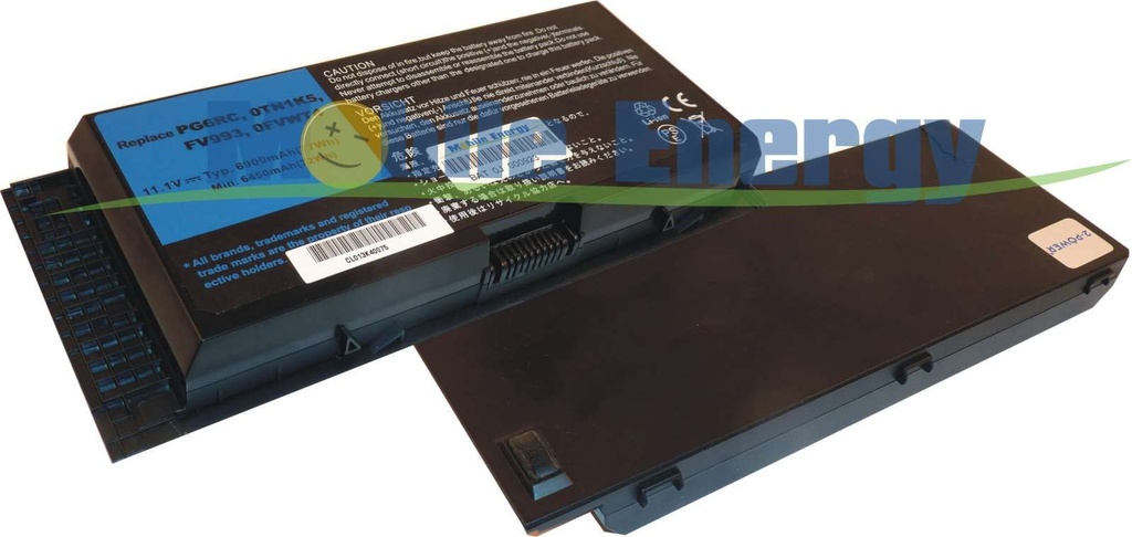 Batéria DELL Precision M4600 - 11.1v 7800mAh - Li-Ion