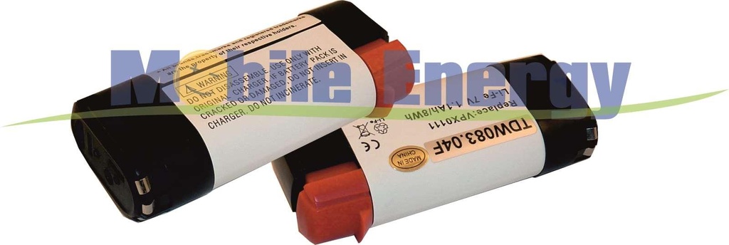 Batéria Black&Decker VPX1101 / VPX1201 / VPX1212 / VPX1301 / VPX1401 / VPX1501 / VPX2102 - 7.0V 1.1Ah - Li-Fe