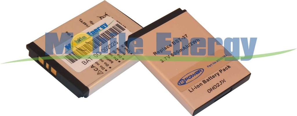 Batéria SONY Ericson D750i / J110a / J220c / K200i / K750 / V600i / V630i / W350a / W600 / W810i - 3.7v 600mAh - Li-Ion