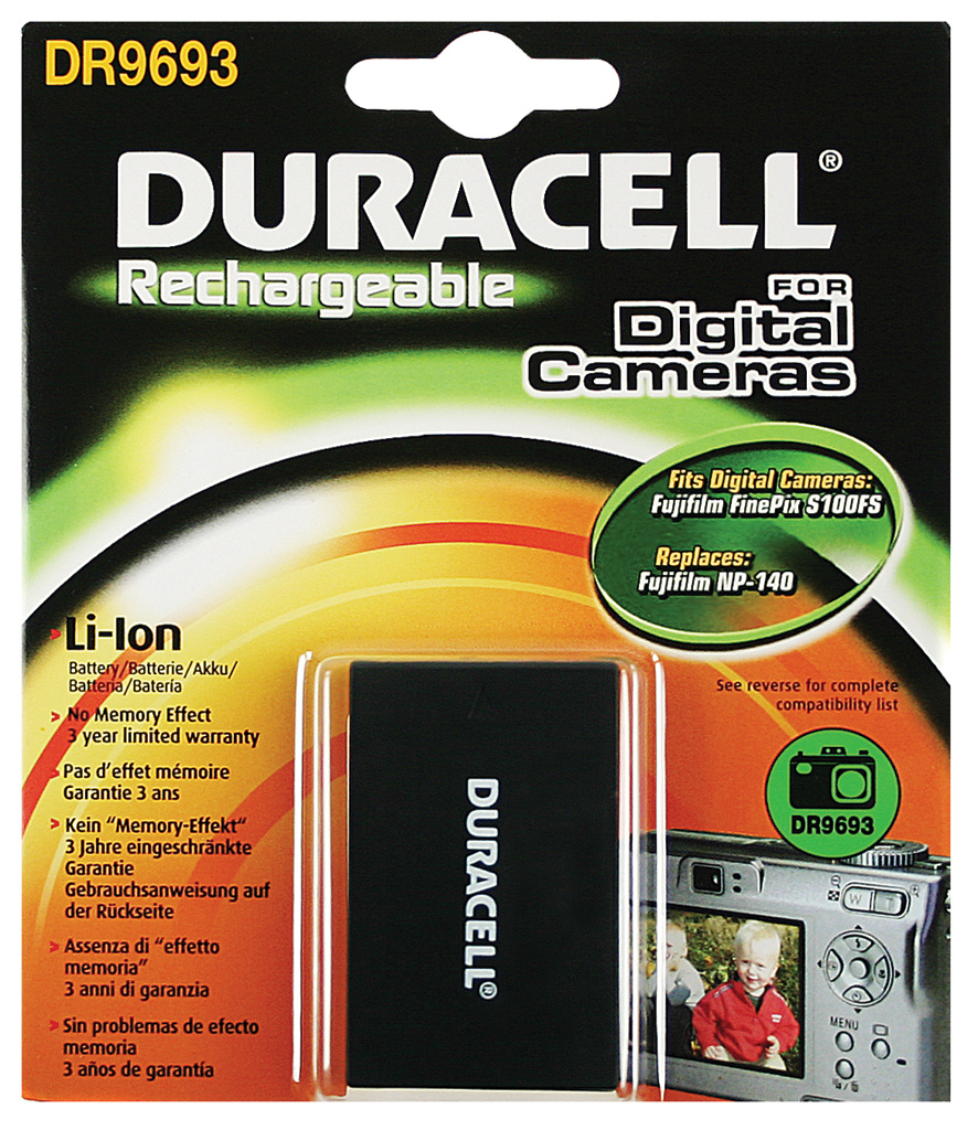 Batéria Duracell NP-140 - 7.4v 1100mAh - Li-Ion