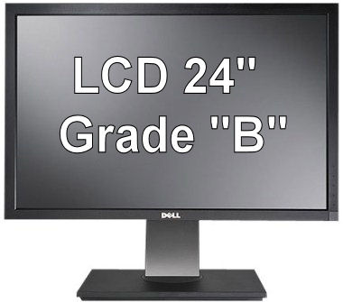 Lacný LCD monitor - LCD 24" TFT Trieda "B" MIX značek - kusový predaj za akčné ceny!