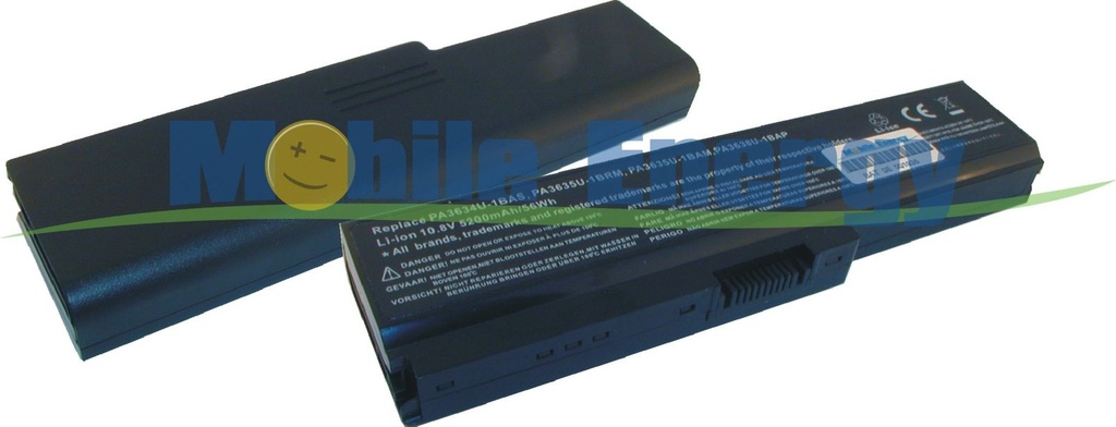 Batéria TOSHIBA Portege M800 / M810 / M820 / M830 / Satellite L310 / M300 / M310 / U400 - 10.8v 4400mAh - Li-Ion