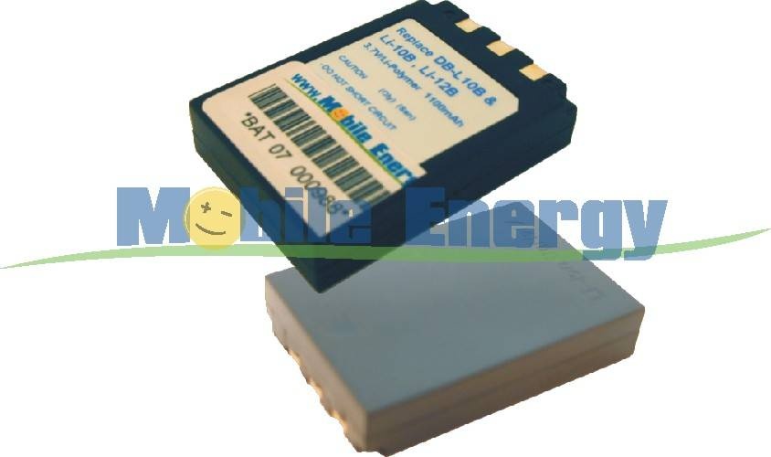 Batéria Olympus Camedia C-470 Zoom / C-50 Zoom / C60 Zoom / X-1 / Stylus 1000 / 400 Digital / LI-10B - 3.7v 1090mAh - Li-Ion
