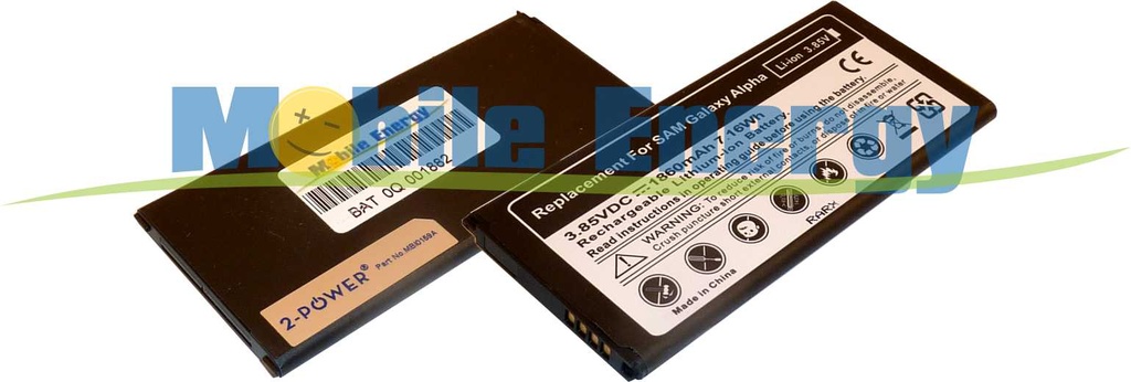 Batéria Samsung Galaxy Alpha / Galaxy Alpha LSamsung Galaxy Alpha / Galaxy Alpha Lte-A / Sm-G850 / Sm-G8508 / Sm-G8508s / Sm-