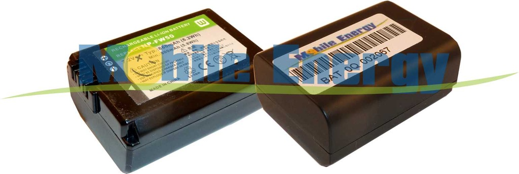 Batéria SONY Alpha 5000 / Alpha 5100 / Alpha 6 / Alpha 7 / ILCE-5000 / ILCE-6000 / ILCE-7 / NEX-3 / NEX-3K / NEX-5 / NEX-C3 /
