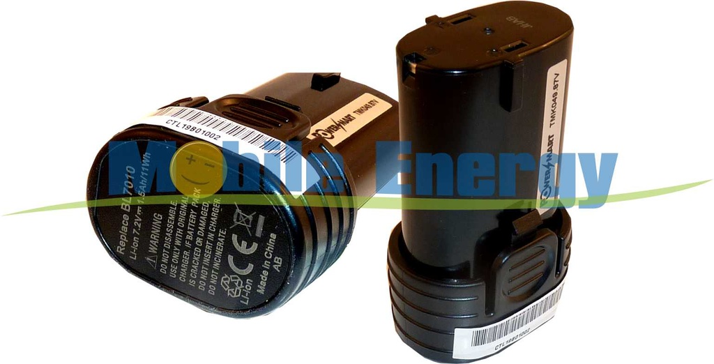 Batéria MAKITA CL070D / CL070DS / CL070DZ / DF010D / DF010DS / DF010DSE / DS010DZ - 7.2v 1.5Ah - Li-Ion