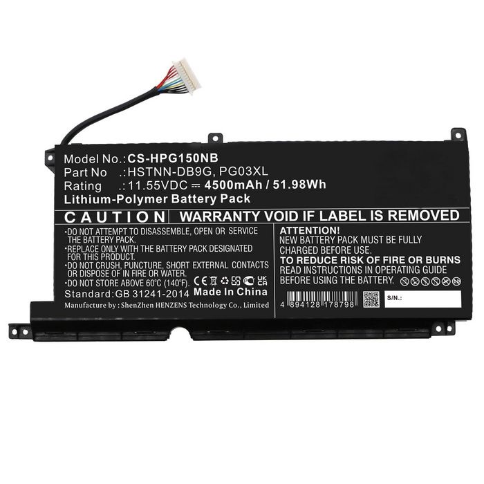 Batéria HP Pavilion 15-dk0020TX / - 11.4v 4150mAh - Li-Pol