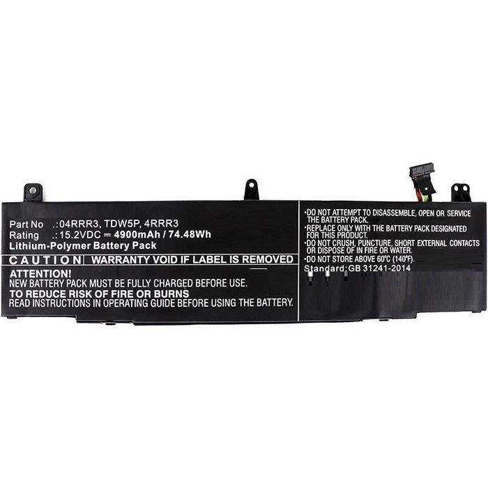 Batéria Dell Alienware 13 R3 - 15.4v 4800mAh - Li-Pol