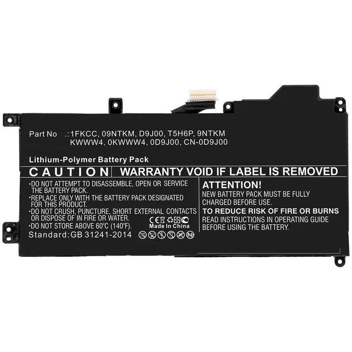 Batéria Latitude 7200 / Latitude 12 7200 / Dell Latitude 7200 2-in-1 / Latitude 7210 / Latitude 7210 2-in-1 - 7.6v 3000mAh - 
