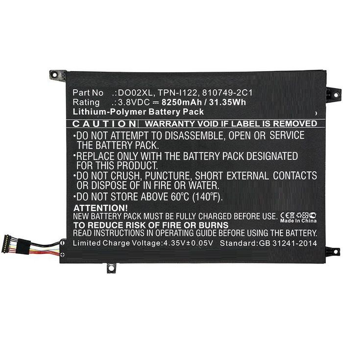 Batéria HP Pavilion X2 10 / Pavilion X2 10-J014TU - 3.8v 8200mAh - Li-Pol