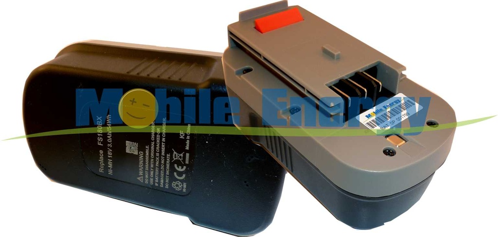 Batéria Black&Decker BD18PSK / CD182K / DCD180ASB / FS188F4 / HP188 / HPD18 / NPP2018 PS182 / XTC183 - 18V 3.0Ah - Ni-MH