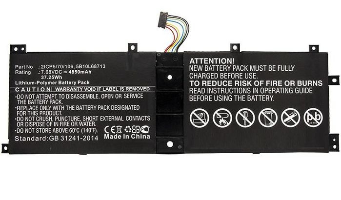 Batéria Lenovo IdeaPad MIIX 510 12ISK / IdeaPad Miix 510-12IKB / IdeaPad Miix 510-12IKB-80XE - 7.68v 4850mAh - Li-Pol