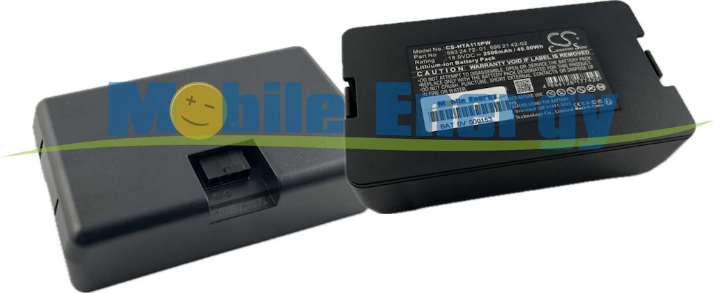 Baterie Gardena Sileno City 500 / Flymo Easilife 200 / Husqvarna 5902142-04 / McCulloch ROB S400 - 18v 2.5Ah - Li-Ion