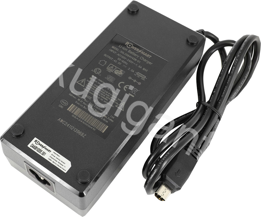 Nabíjačka Allegro / APACHE / EZEGO / EMU / FISCHER / Leopard / Lifebike / Sachs / Saxonette / Zenith Bikes - 42v, 2A - 80W