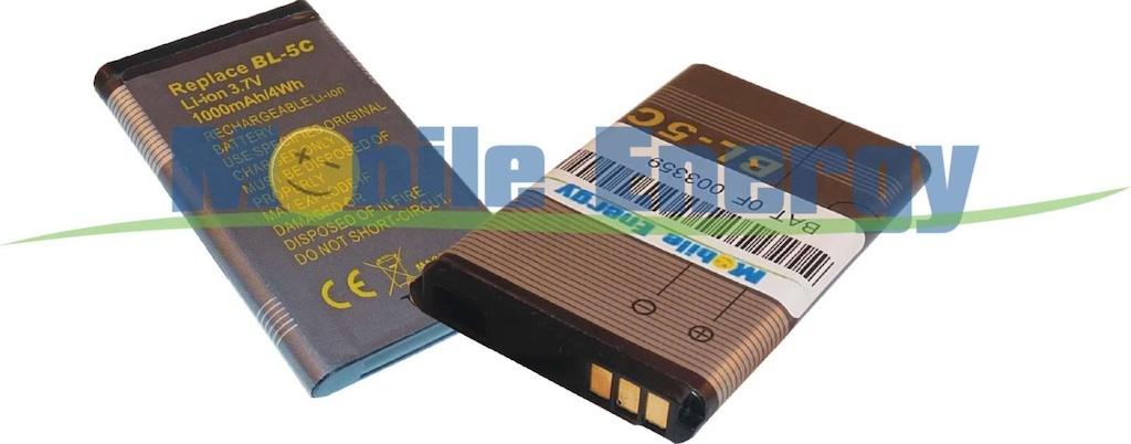 Batéria Nokia 1100 / 1101 / 1108 / 1110 / 1200 / 1650 / 3120 / 5030 / 6030 / 3620 / 6620 / BL-5C- 3.7v 1100mAh- Li-Ion