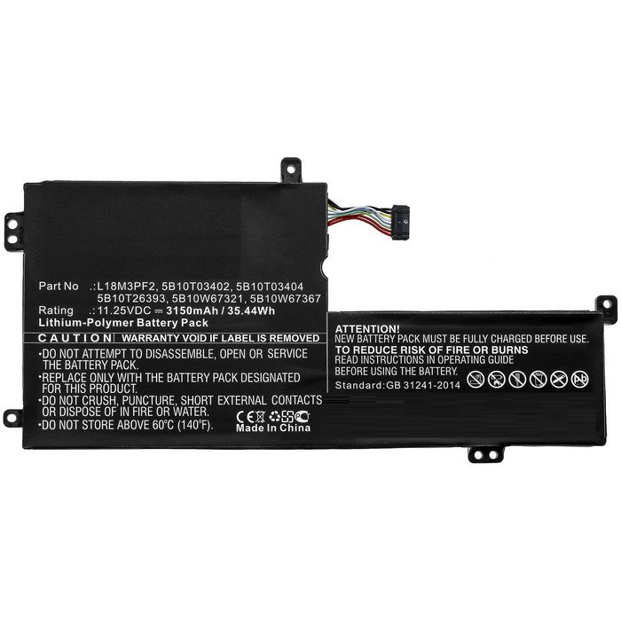 Baterie Laptop IdeaPad L340 / IdeaPad L340 15iWL / Ideapad L3-15IML05 / - 11.25v 3080mAh - Li-Pol