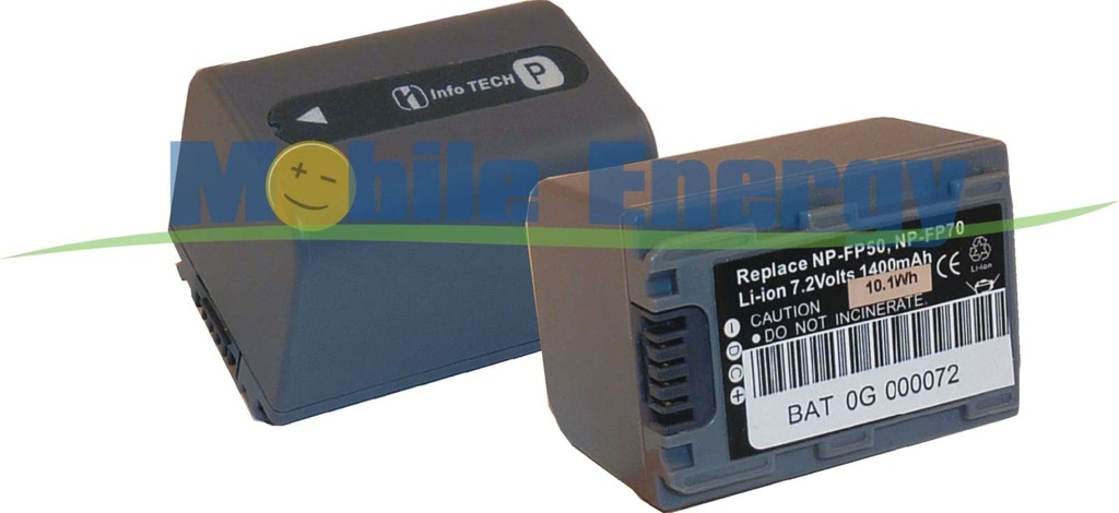 Batéria SONY DCR-HC16 - 7.2v 1360mAh - Li-ion