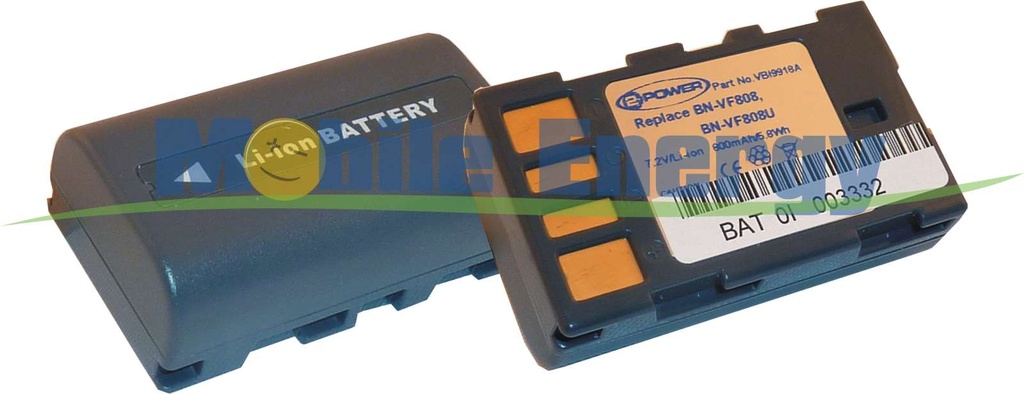 Batéria JVC GR-D720EK / GR-D740AC / GR-D760EK / GR-D796 / GR-DA30 / GZ-HD30 / GZ-HD6 / BN-VF808 - 7.2v 800mAh - Li-Ion