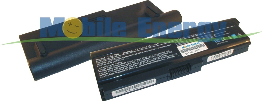 Batéria TOSHIBA Portege M800 / M810 / M820 / M830 / Satellite L310 / M300 / M310 / U400 - 10.8v 7800mAh - Li-Ion